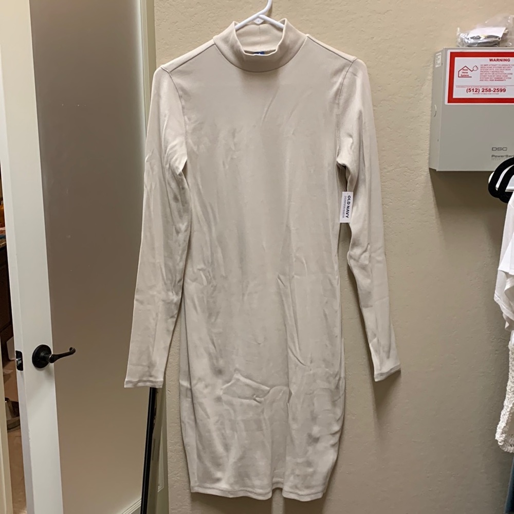 NWT Old Navy mock neck sweater dress size M Tall